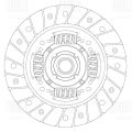 Trialli FD801 ведомый Лада X-Ray (15-) 1.6i (дв. 21129, КПП 21809)