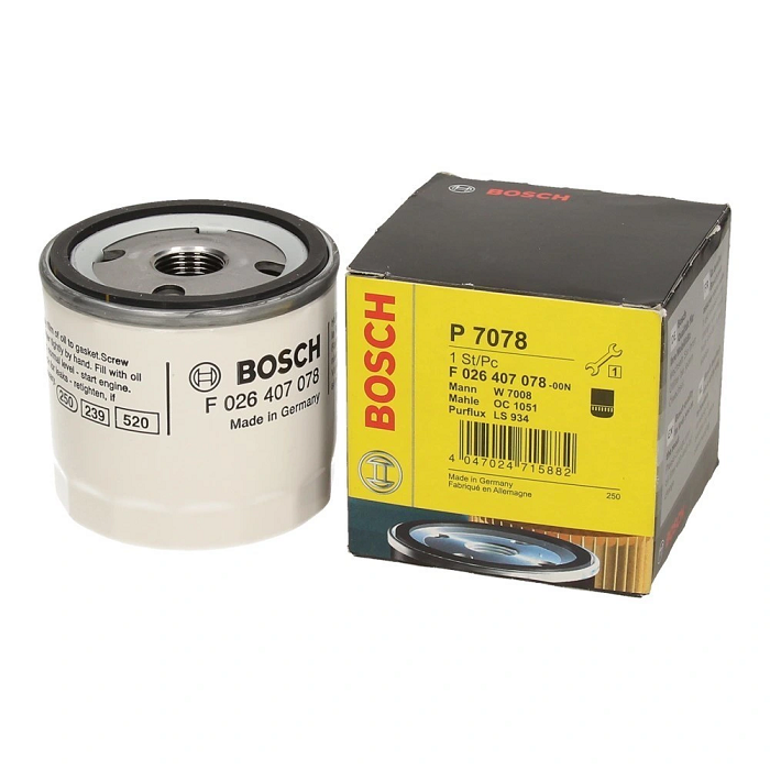 Фильтр масляный Bosch F026407078