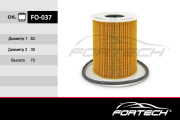 Фильтр масляный FORTECH FO037