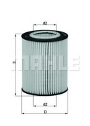 Фильтр масляный Knecht OX433D