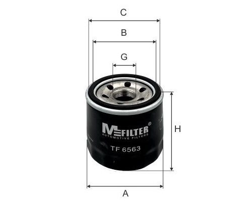 Фильтр масляный MFILTER TF6563
