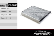Фильтр салонный FORTECH FS088C