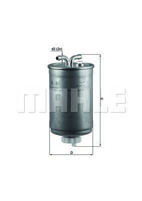 Фильтр топливный Knecht KL41