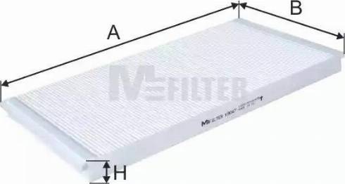 Фильтр воздушный MFILTER K9047