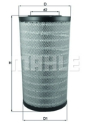 Фильтр воздушный Mahle LX3753