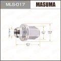 Masuma MLS017 гайка 1 шт.