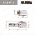 Masuma MLS019 гайка 1 шт.