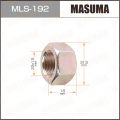 Masuma MLS192 гайка 1 шт.