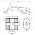 Trialli EMM1704 SsangYong Actyon/Kyron (05-) 2.0i основной алюминизированная сталь