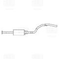 Trialli EMM2707 Great Wall Safe F1 (01-) 2.2i основной (прямой фланец) (алюминизированная сталь)