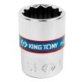 King Tony 233013M двенадцатигранная короткая 1/4 дюйма 13 мм