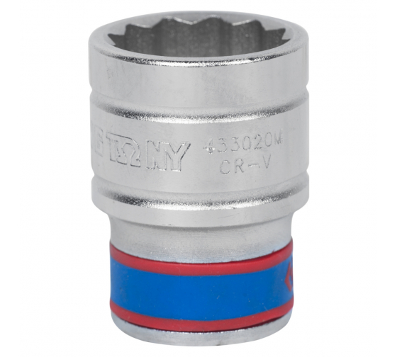 Головка торцевая King Tony 433020M 12-гранная 1/2 дюйма 20 мм