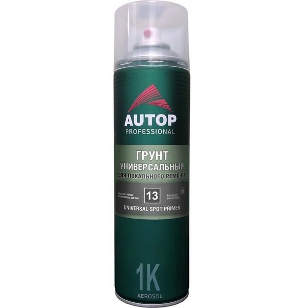 Грунт AUTOP для локального ремонта №13 UNIVERSAL SPOT PRIMER черный 0,65 л.