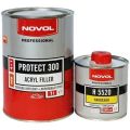 Novol 2-K MS 4+1 PROTECT 300 + отвердитель серый 1 л.