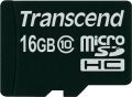 Transcend TS16GUSDC10 microSDHC Class 10 (Premium) 16 Gb без адаптера 16Гб