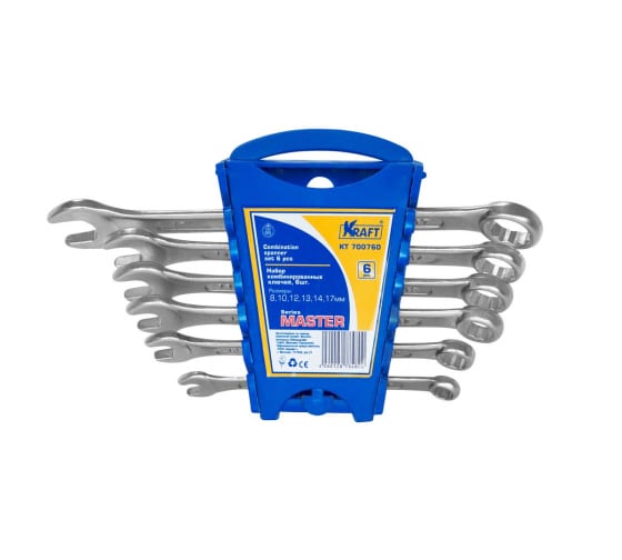 Набор ключей Kraft KT700760 6 шт. 8 - 17 мм