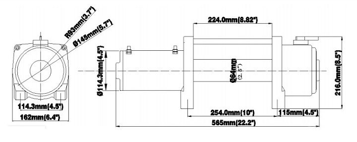 Лебедка 4REVO 4R-W103B-12