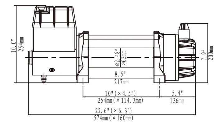 Лебедка Runva EWB9500U