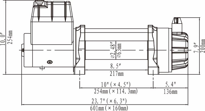 Лебедка Runva EWB12500SSR