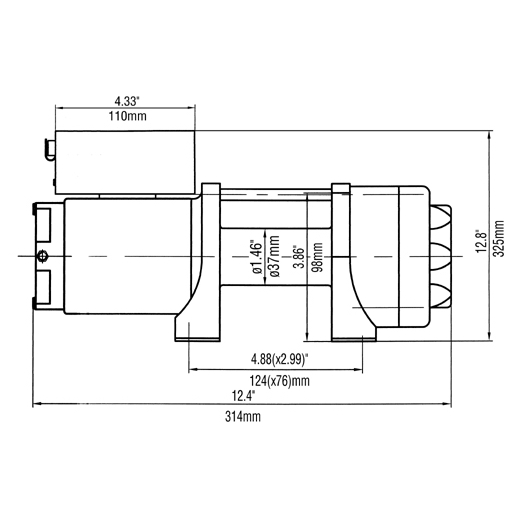 Лебедка Runva EWP2500A