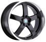 Легковой диск BEYERN Rapp 9,5x19 5x120 ET45 72 Gloss Black Mirror Cut Lip