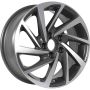 Легковой диск KDW KD1530 6x15 4x100 ET46 60,1 Grey_Front_Polished
