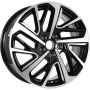 Легковой диск KDW KD1727 7x17 5x108 ET33 60,1 Black Front Polished