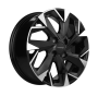 Легковой диск Khomen Wheels KHW1402 5,5x14 4x100 ET43 60,1 Black-FP