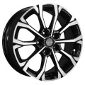 Khomen Wheels KHW1605 6,5x16 5x114,3 ET45 60,1 Black-FP