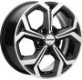 Легковой диск Khomen Wheels KHW1606 6,5x16 5x108 ET50 63,35 Black-FP