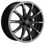 Легковой диск Khomen Wheels KHW1707 6,5x17 4x100 ET41 60,1 Black-FP matt