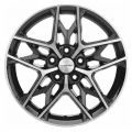Khomen Wheels KHW1709 7x17 5x114,3 ET43,5 67,1 Black-FP