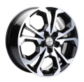 Khomen Wheels KHW1711 6,5x17 5x114,3 ET50 67,1 Black-FP