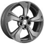 Легковой диск Khomen Wheels KHW1724 7x17 5x114,3 ET37 66,5 Gray-FP