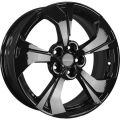 Khomen Wheels KHW1724 7x17 5x114,3 ET37 66,5 Black
