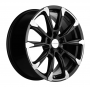Легковой диск Khomen Wheels KHW1808 7,5x18 5x108 ET49 59,6 Black-FP