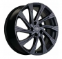 Легковой диск Khomen Wheels KHW1901 7,5x19 5x108 ET36 65,1 Black Matt