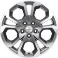 Khomen Wheels V-Spoke 711 6,5x17 5x114,3 ET50 67,1 F-Silver
