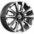 КиК КС1026 6,5x16 4x100 ET50 60,1 Алмаз черный