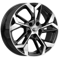 КиК КС1062 6,5x17 5x114,3 ET45 67,1 Алмаз черный