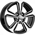 КиК КС777 6x15 4x100 ET48 54,1 Алмаз черный