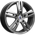 КиК Прайм 6,5x17 5x139,7 ET40 98 Дарк платинум