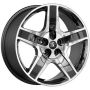 Легковой диск КиК Premium КР008 8,5x20 5x112 ET35 66,6 Diamond Black Gris