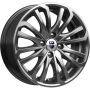 Легковой диск КиК Рим 6x15 4x108 ET18 65,1 Дарк платинум