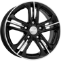 Легковой диск КиК Trinity 6x15 5x114,3 ET47 67,1 Алмаз черный
