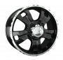 Легковой диск LS 214 7x16 5x139,7 ET5 108,1 BKF