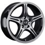 Легковой диск LS 319 6,5x15 5x100 ET38 57,1 BKF