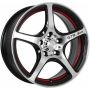 Легковой диск LS 537 6,5x16 5x114,3 ET45 73,1 BKF-RL