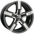 OZ VERSILIA 8x18 5x130 ET43 71,6 Matt Black Diamond Cut