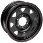 Легковой диск Off Road Wheels Тойота Ниссан (треуг. мелкий) 7x16 6x139,7 ET 110 черный
